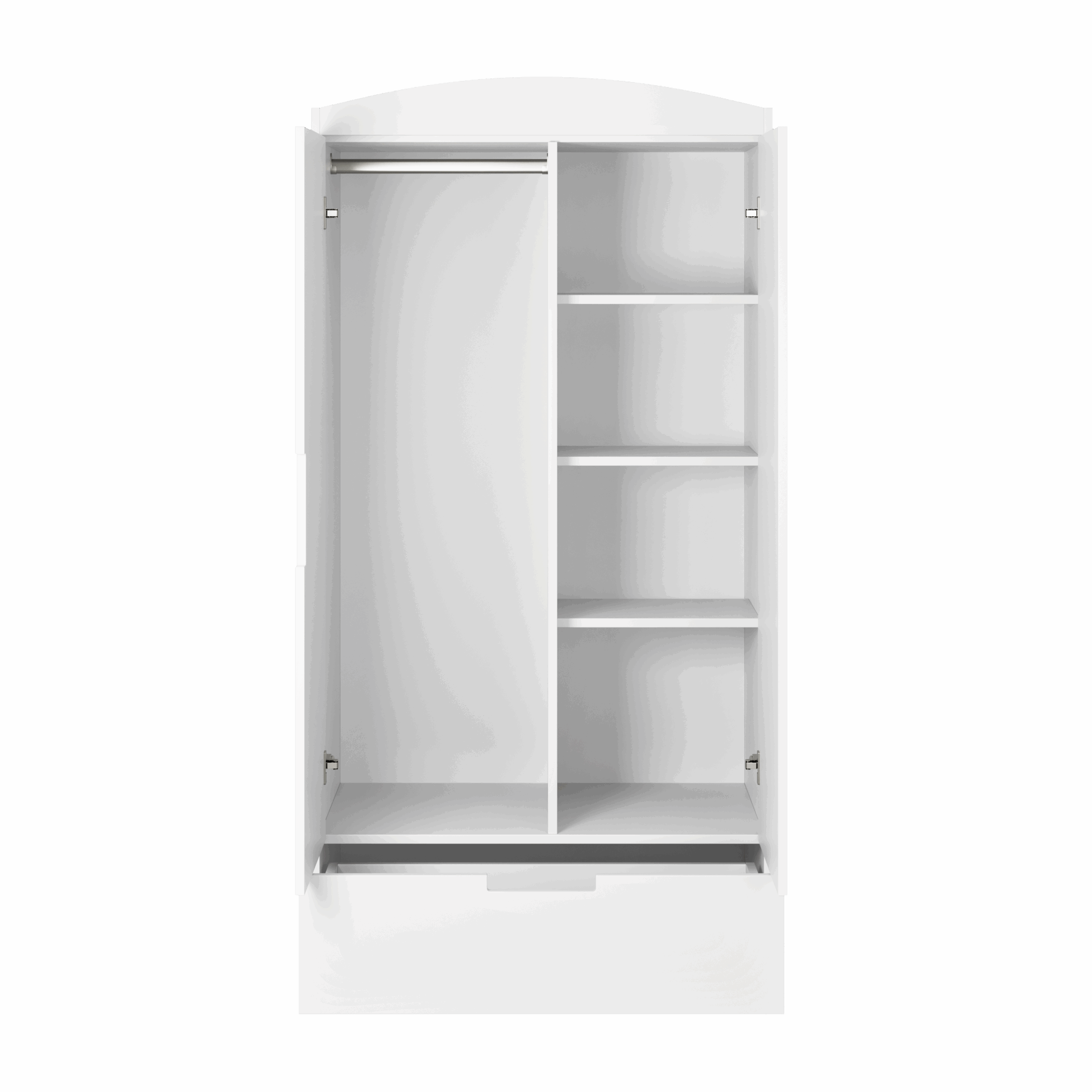 classic3 Ντουλάπα Classic Λευκή 183.5 x 90 x 52 εκατοστά - Image 4