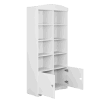 Βιβλιοθήκη Julia Λευκή 180,5x90x36 - Image 4