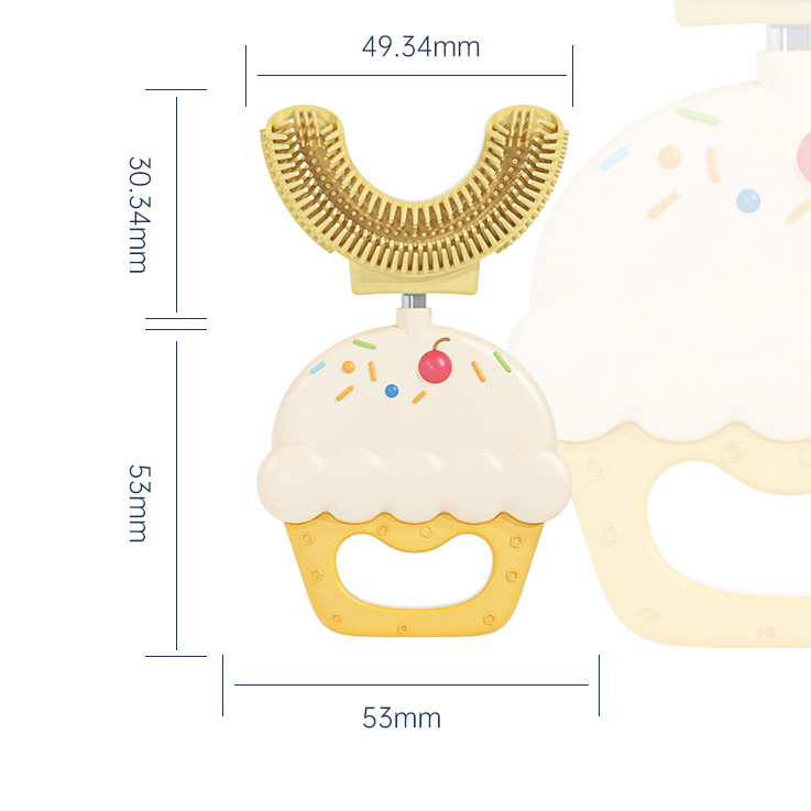 Yellow cupcake dimensions