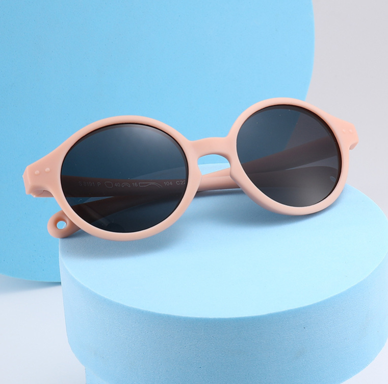 Pink flexible sunglasses