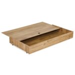 Κούνια κρεβάτι Amelia II 120x60 εκ. Oak - Image 3