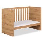 Κούνια κρεβάτι Amelia 120x60 εκ. Oak - Image 8