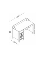 Γραφείο απλό Alya - Image 4