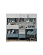 Γραφείο Marine Blue με ράφια - Image 8