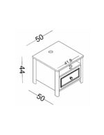 Κομοδίνο Alya - Image 2