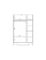 Δίφυλλη ντουλάπα Lion - Image 2