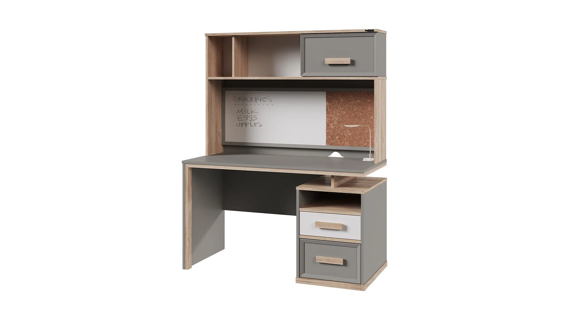 evon1 Γραφείο με ράφια Evon - Image 1