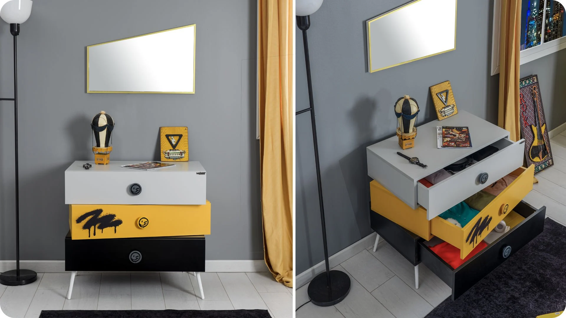 skate3 Καθρέφτης συρταριέρας Skate - Image 2