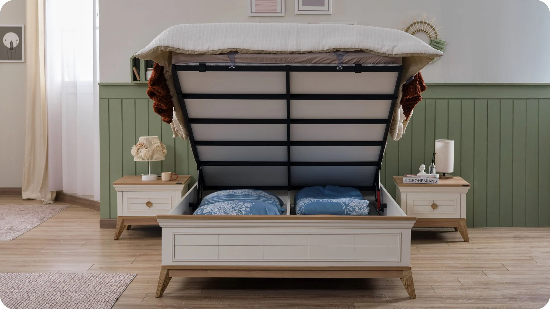 alegra5 Διπλό κρεβάτι με Αποθηκευτικό χώρο Alegra - Image 6