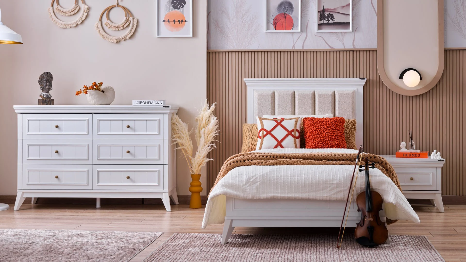 gloria2 Απλό κρεβάτι με ταπετσαρία Gloria - Image 3