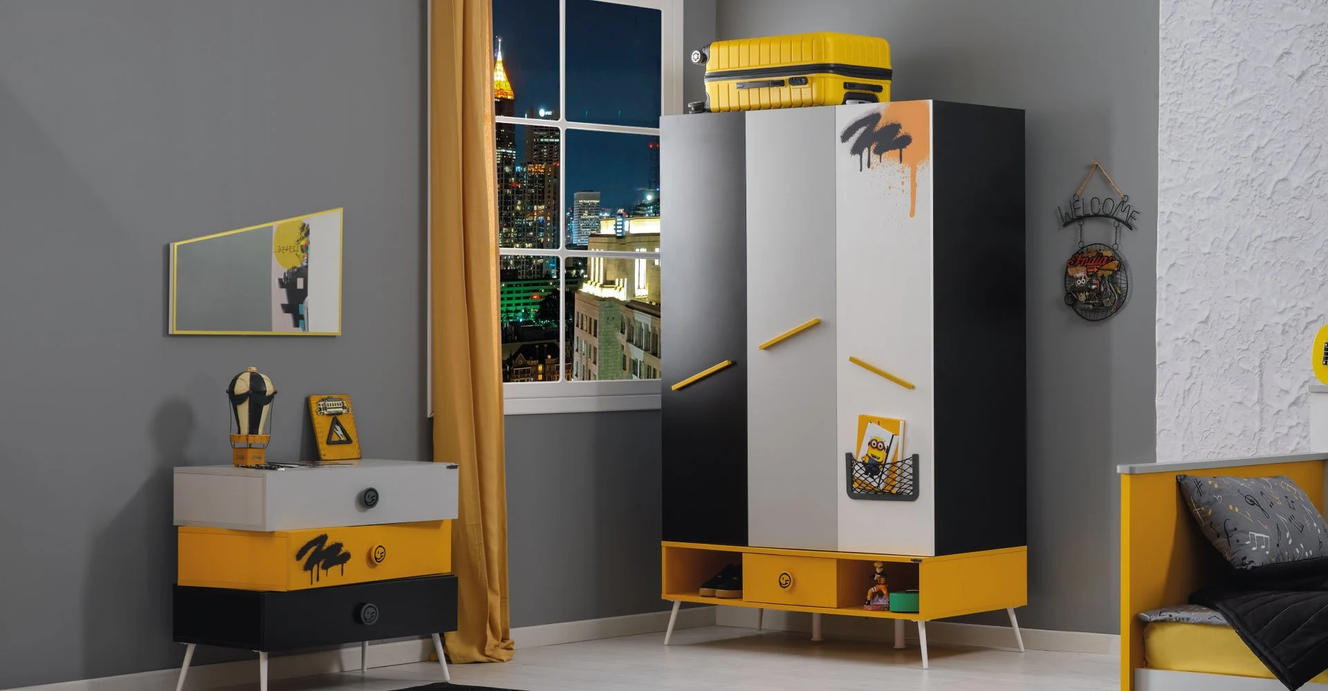 skate Τρίφυλλη ντουλάπα Skate - Image 4